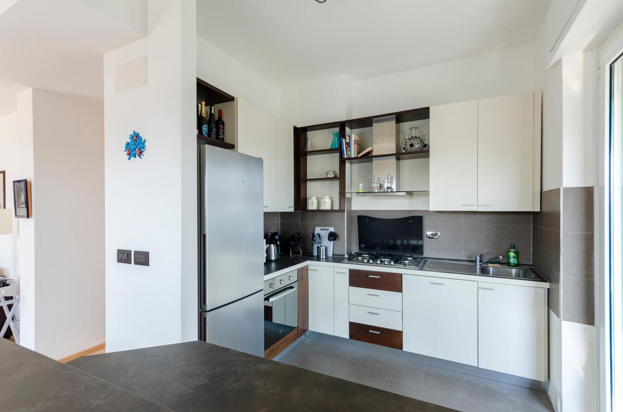 Joivy Great Flat With Sea View Apartment Genoa Bagian luar foto